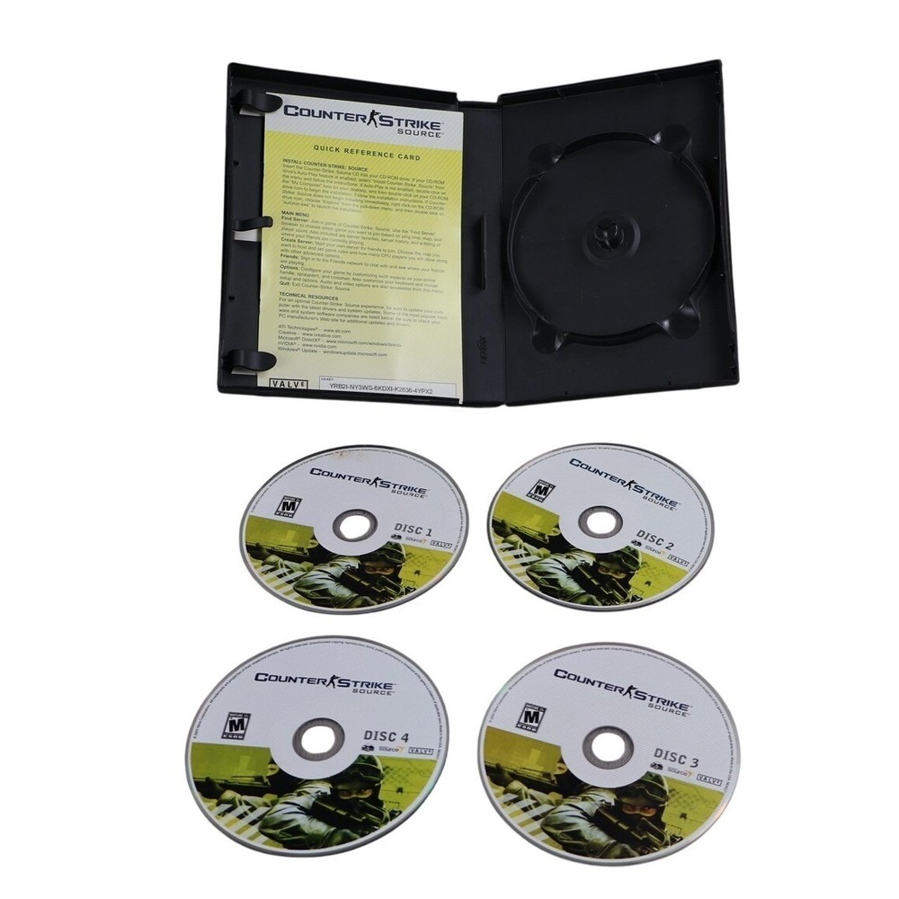 Counter-Strike: Source PC Video Game‎ Valve M Region Free Shooter 2004 Complete